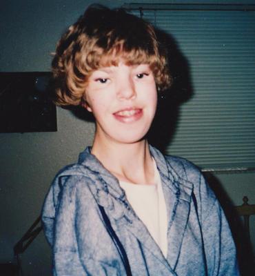 Heather Madsen, writer and public speaker, "The Heart of Caregiving," as a teenager.