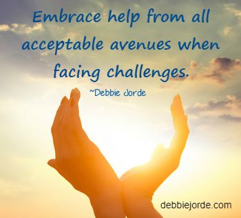 Embrace help from all acceptable avenues when facing challenges with MS