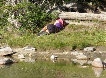 MS Fatigue While Hiking. Maybird Lake, Little Cottonwood Canyon, SLC Utah