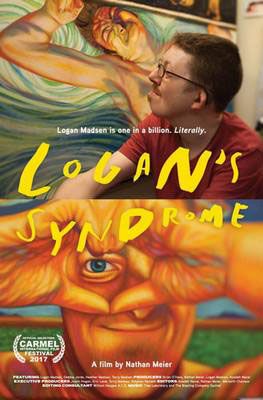 Logan's Syndrome, Carmel, CA, IntL. Film Festival Poster Oct 2017. Paintings by Logan Madsen.