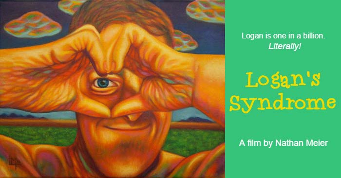 LOGAN'S SYNDROME Feature Documentary Winner, Carmel Film Festival. Painting by Logan Madsen