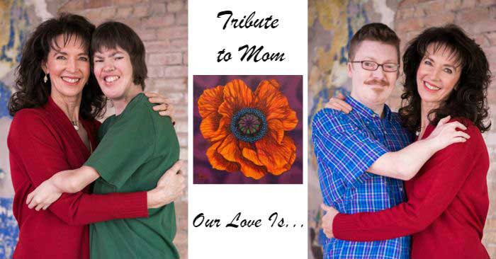Mother's Day Tribute, "Our Love Is," Poetry by Heather Madsen, and Painting, "Poppy," by Logan Madsen